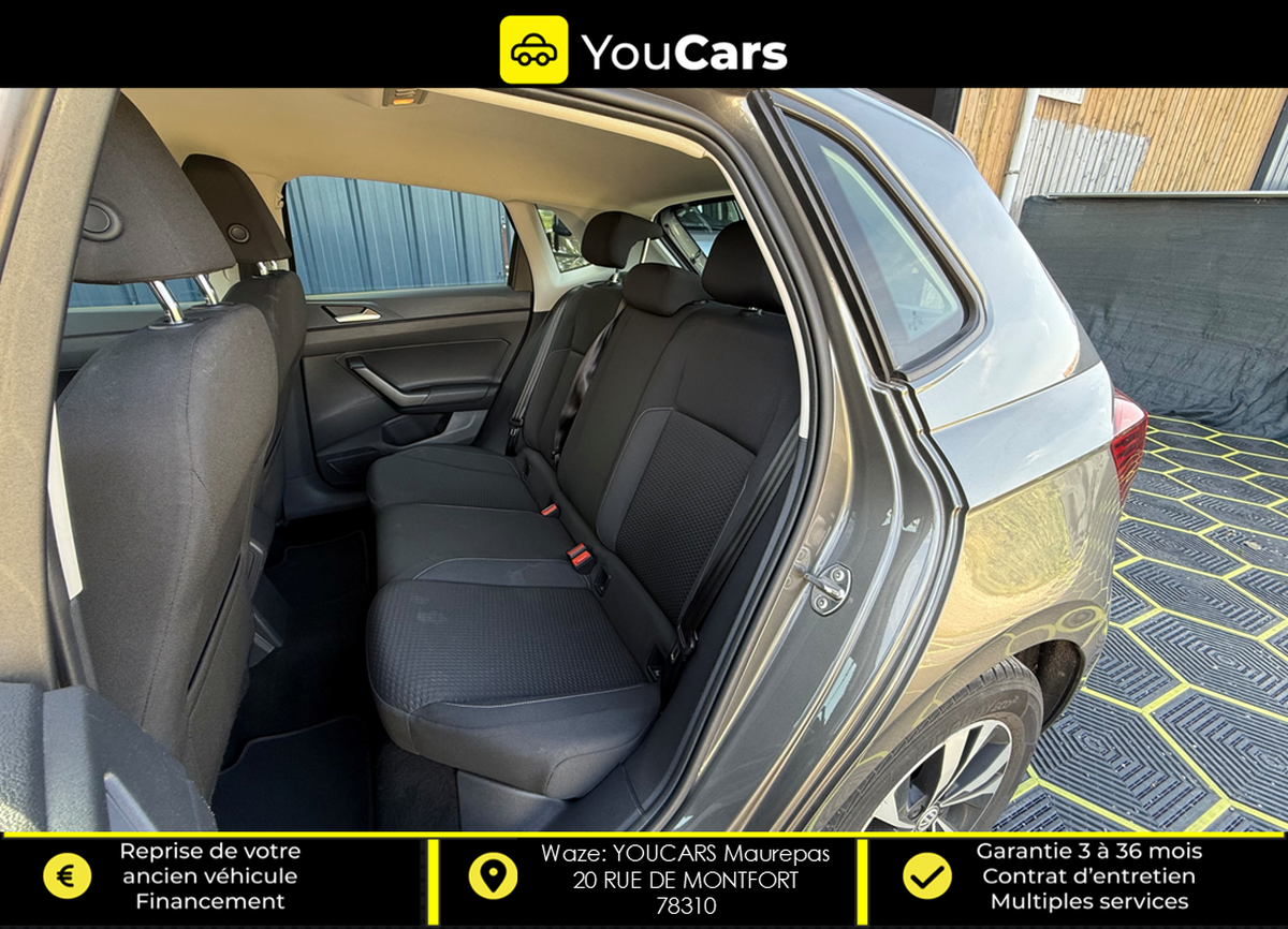 Volkswagen Polo 6 VI 1.0 TSI 12V BMT 95 cv ENTRETIEN COMPLET VOLKSWAGEN / CAMERA DE RECUL / CARPLAY