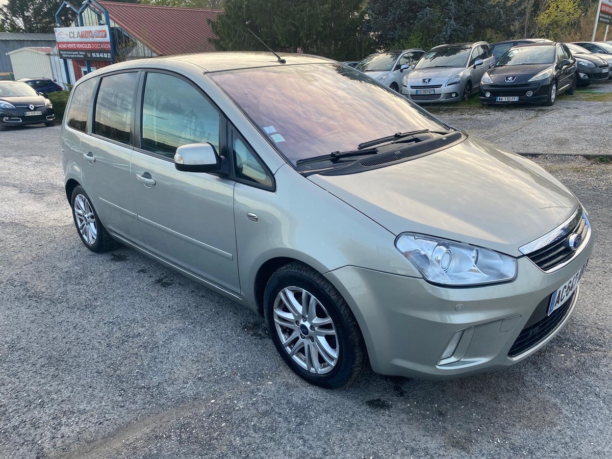 Ford C-max 2.0 tdci 110cv boîte auto / kit de distribution neuf / cuir 165060km
