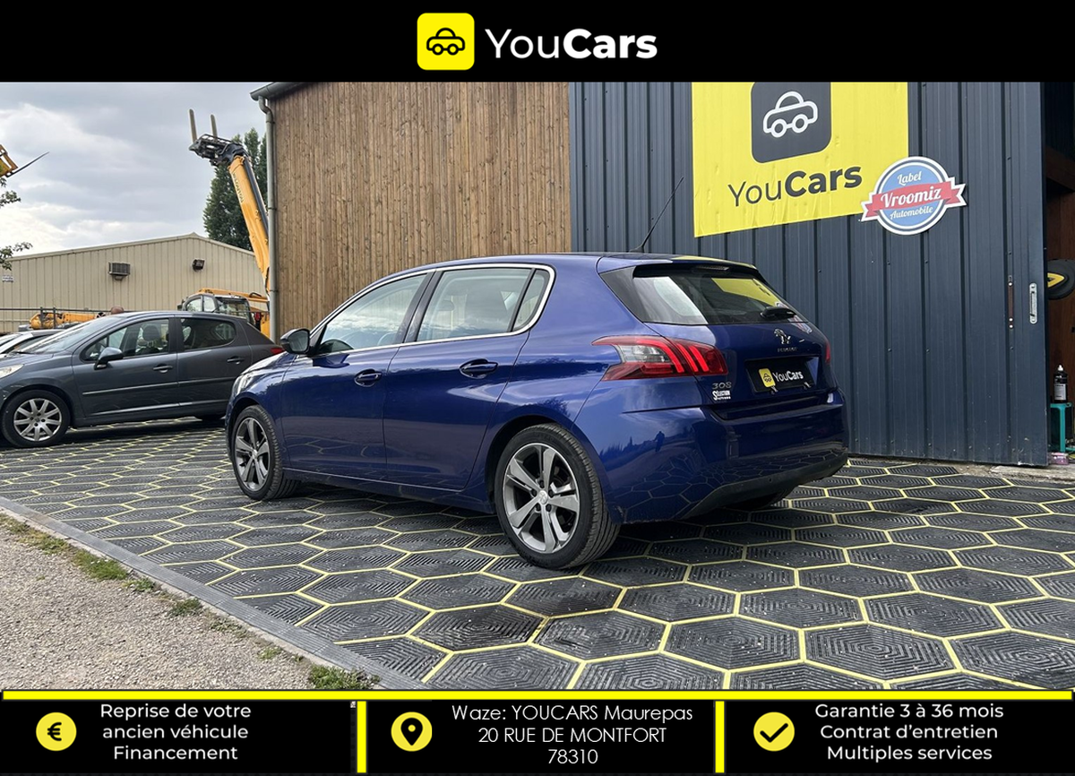 Peugeot 308 ACTIVE BUSINESS R 1.5 BlueHDi EAT6 130 cv BOITE AUTO - CARPLAY - RADAR DE RECUL