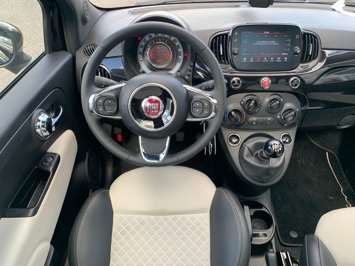 Fiat 500 70 chevaux | Dolcevita | Toit vitré | Régulateur de vitesse | Faible kilométrage