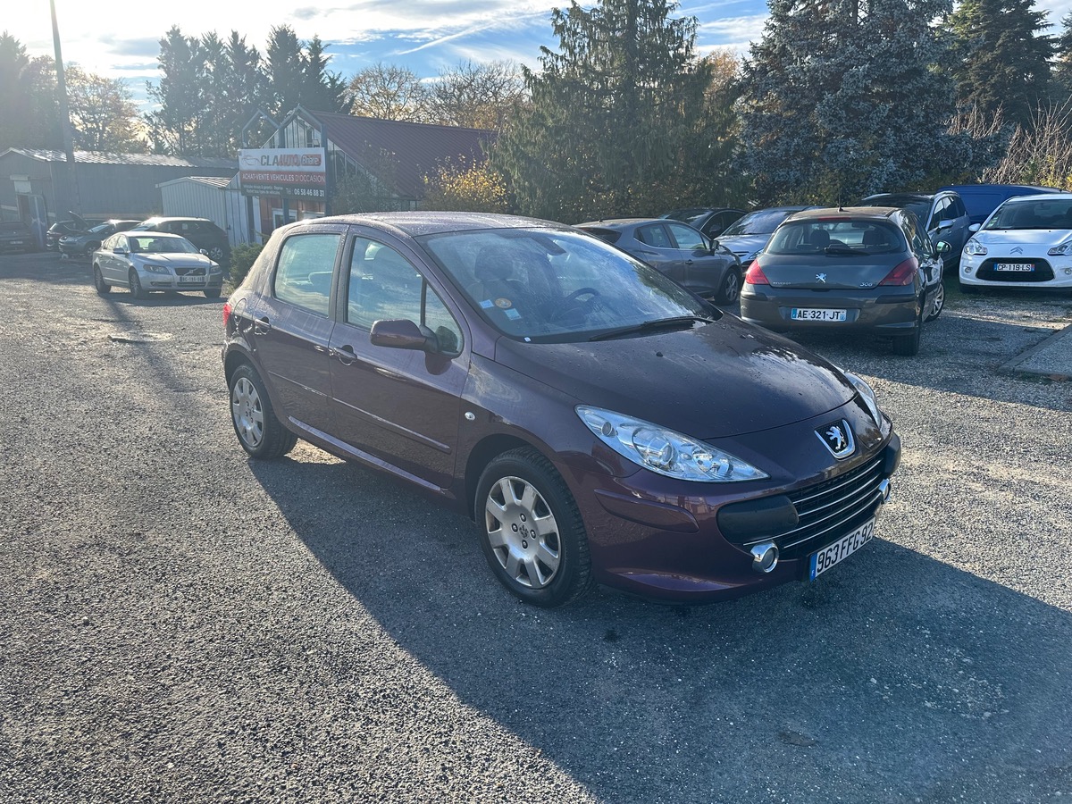 Peugeot 307 1.6 hdi 110cv 1ère main 86070km d’origine 