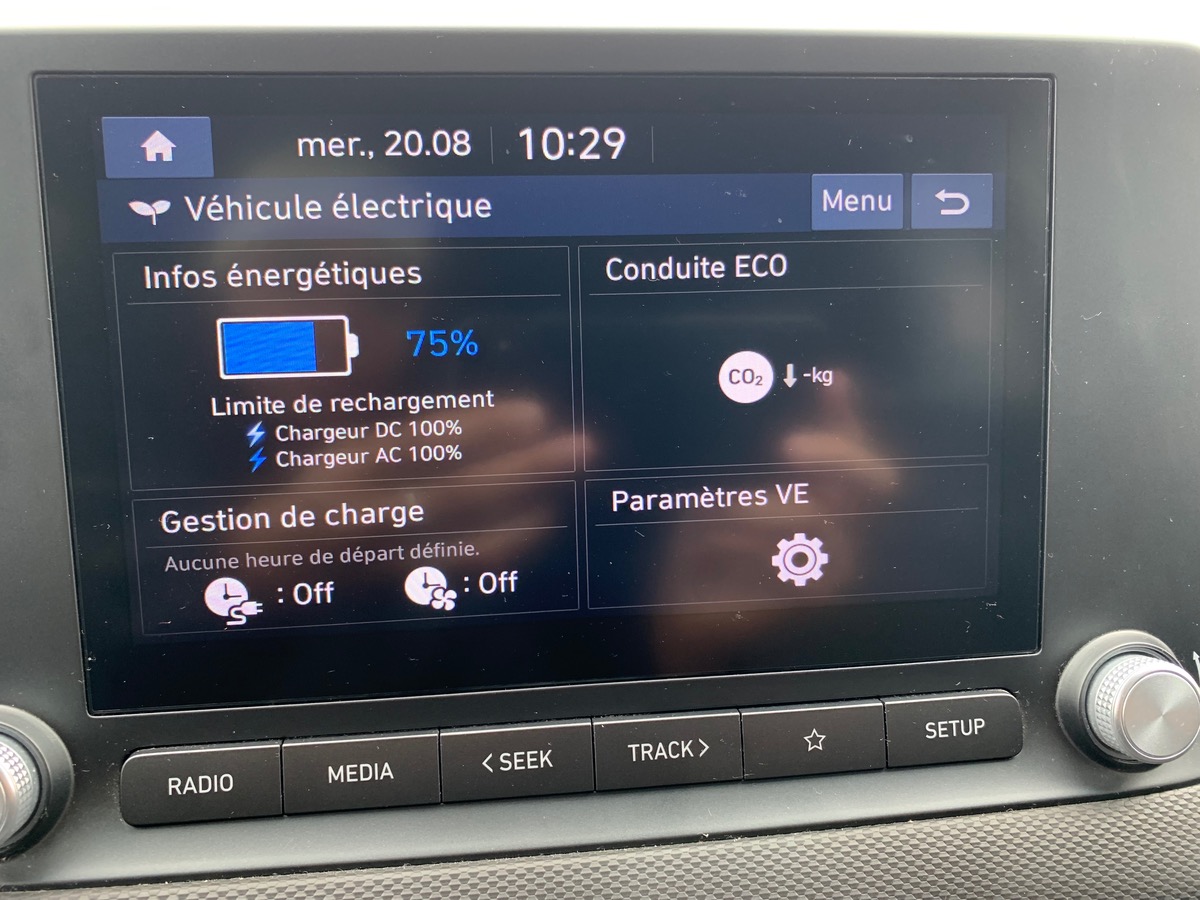 Hyundai Kona INTUITIVE PLUS PACK | 204 ch | Garantie 01/10/2026 | Carnet d'entretiens constructeur