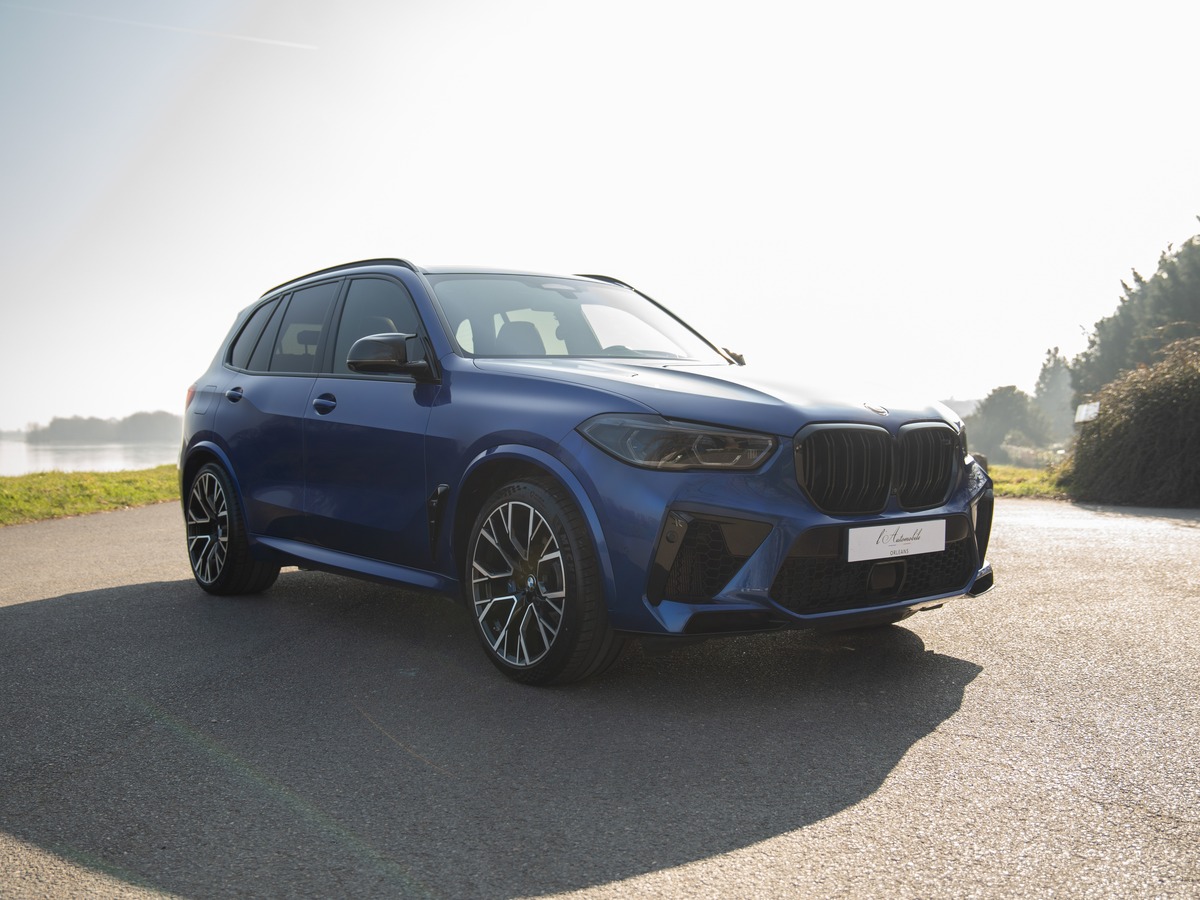 Bmw X5 M IV (F95) 625 ch COMPETITION BVA8 MARINA BAY BLUE FULL OPTON