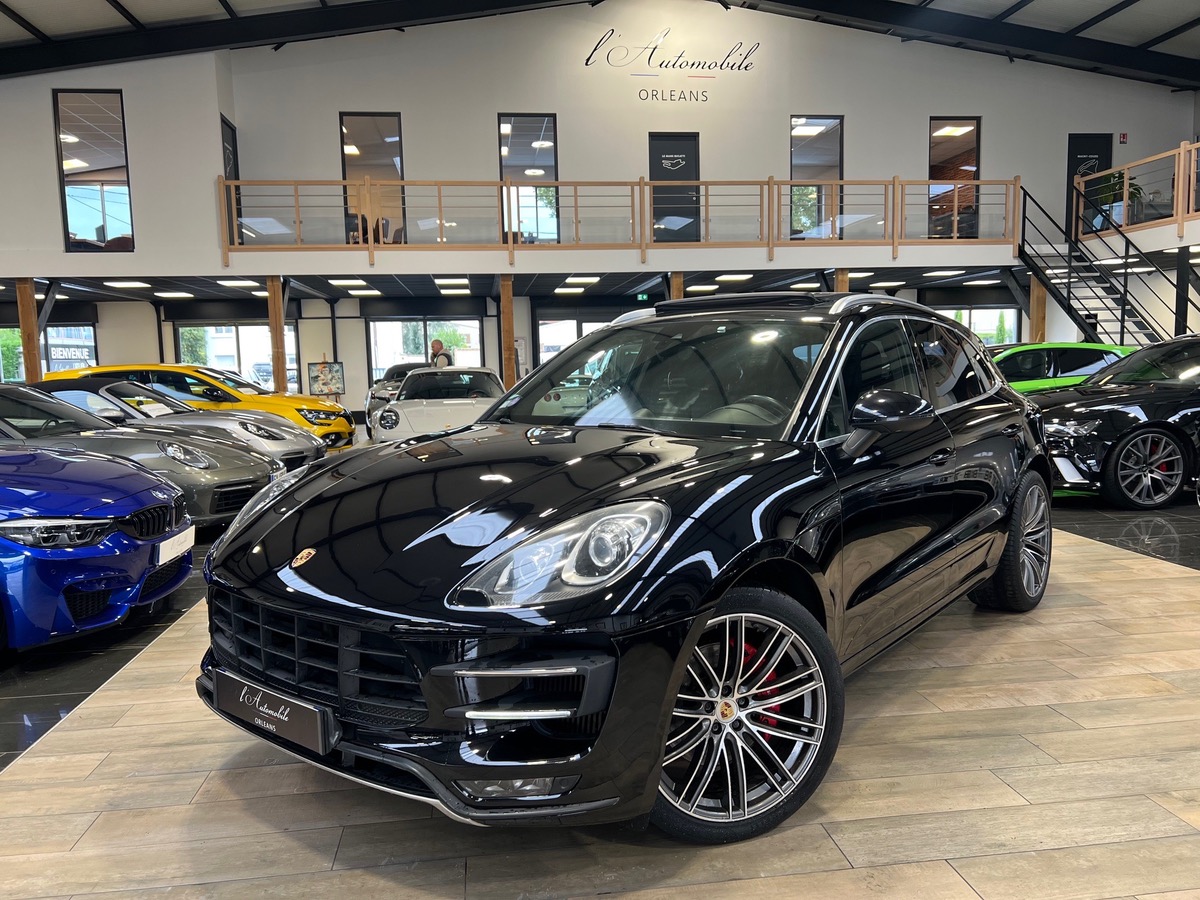 Porsche Macan TURBO 3.6 V6 PDK 400CV TO / BURMESTER / PACK CHRONO / SUIVIT COMPLET A