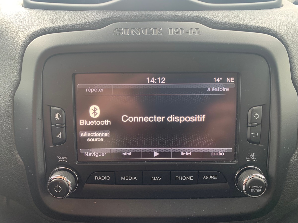 Jeep Renegade 120 chevaux | Régulateur de vitesse | Radar de recul | Bluetooth | Cuir | GPS