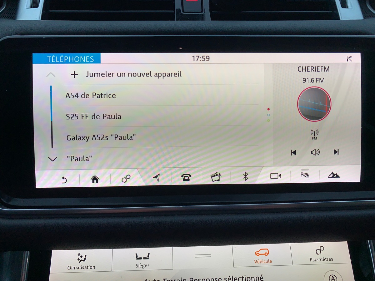 Land-Rover Range Rover Sport 404 ch | Sièges en cuir Windsor Ebony | Audio Meridian  | Toit ouvrant