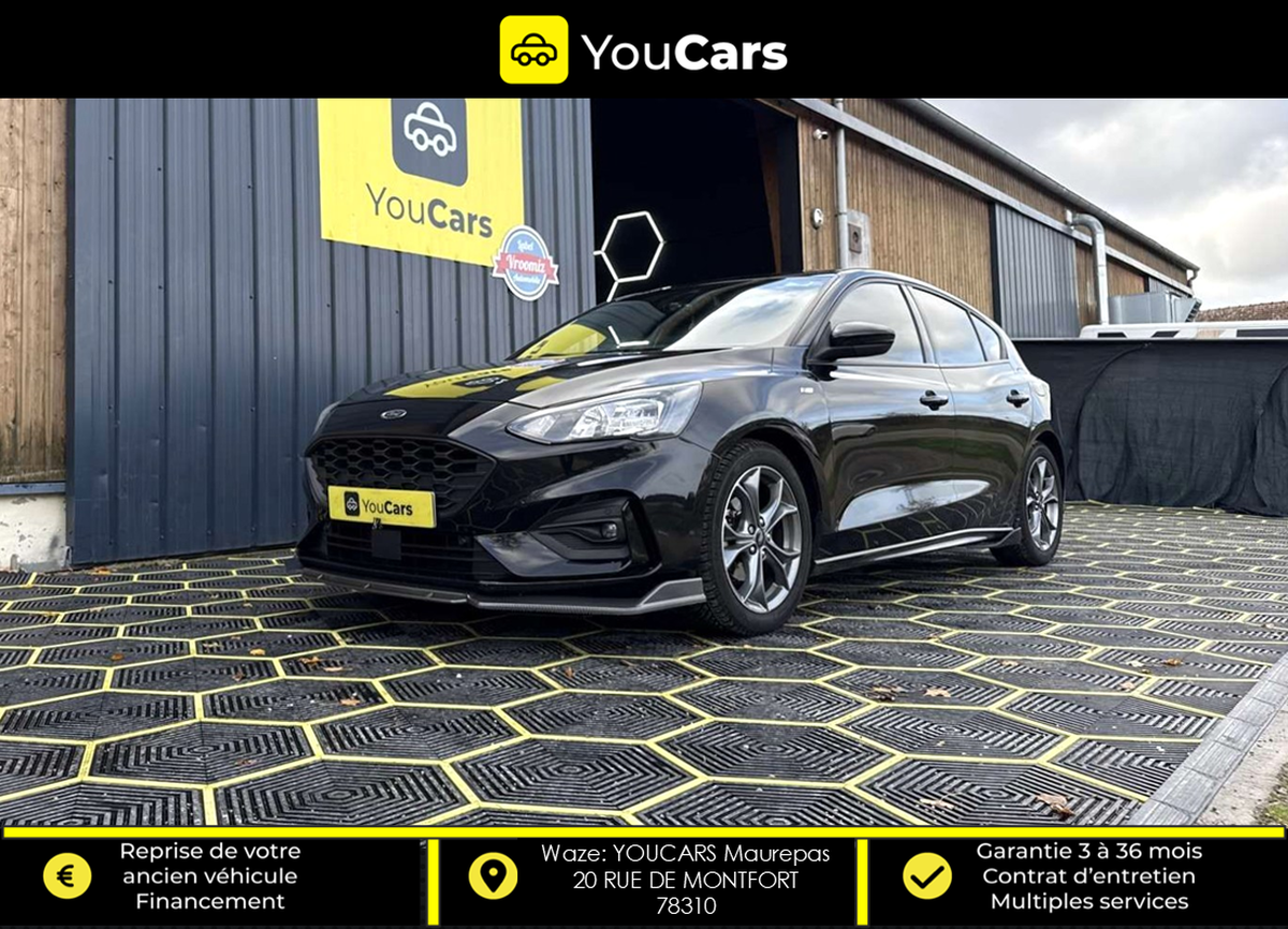 Ford Focus ST LINE IV 1.0 SCTi EcoBoost 125 cv CARPLAY - RADAR DE RECUL