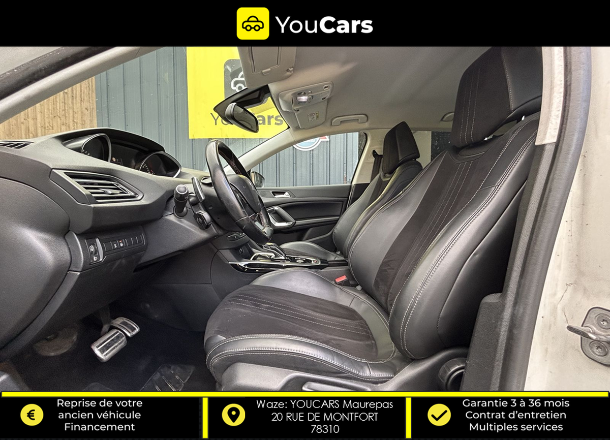 Peugeot 308 TECH EDITION Phase II 1.5 BlueHDi EAT8 130 cv BOITE AUTO - INTERIEUR SEMI CUIR