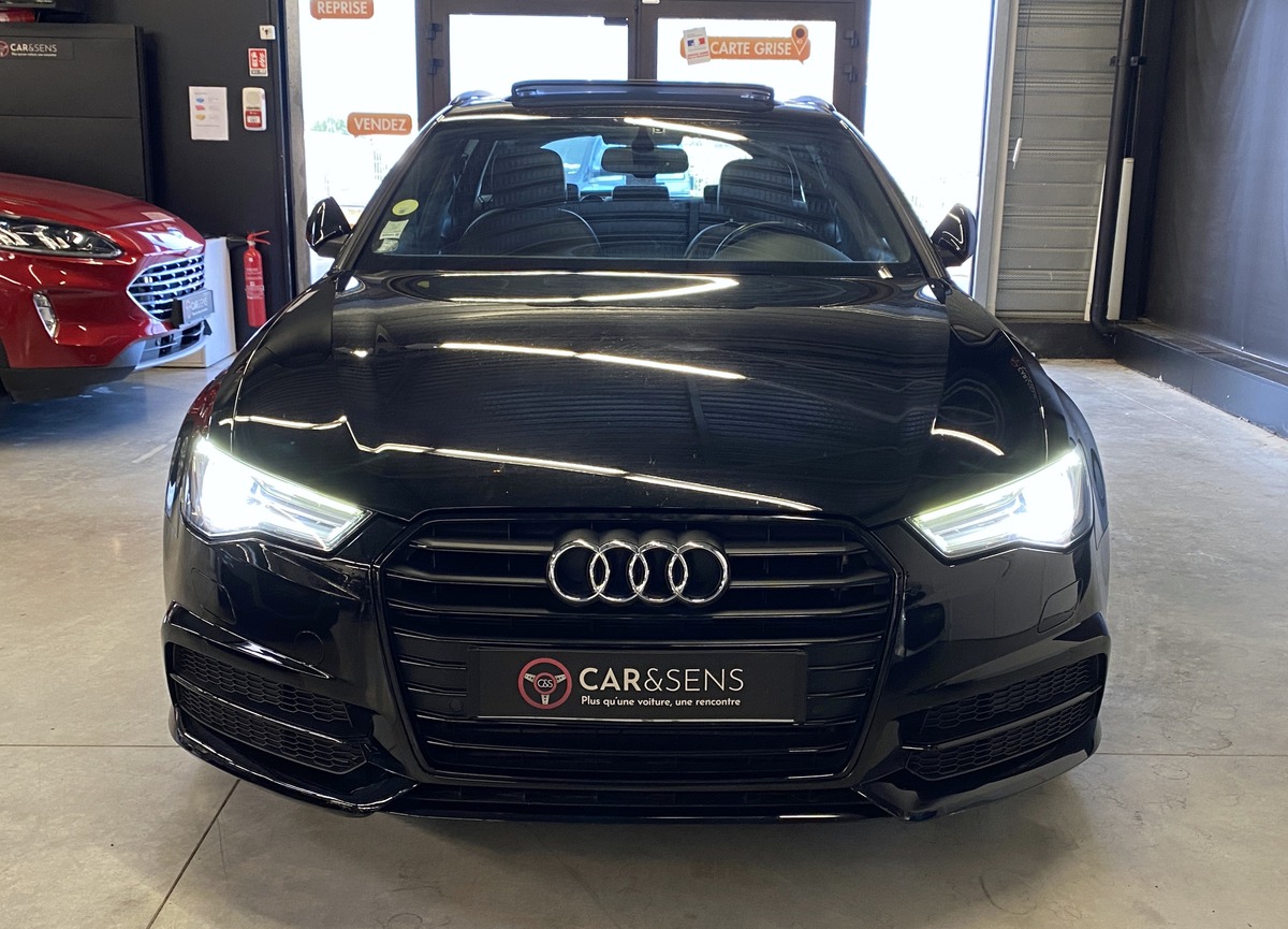 Audi A6 IV (2) AVANT 3.0 TDI 218 Ch S-LINE / Pack Noir  / Toit Pano / Sièges élec - STronic BVA