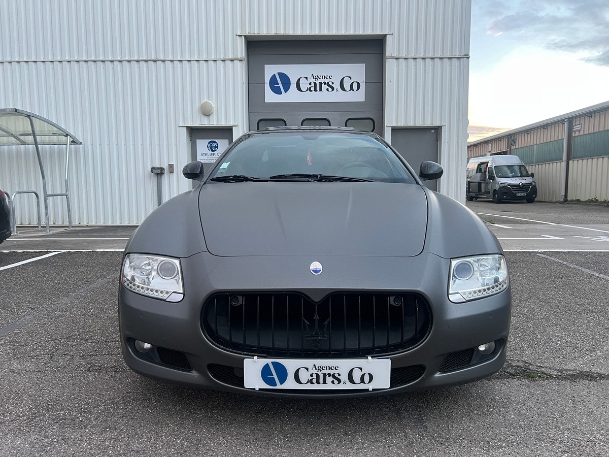 Maserati Quattroporte 4,7 S V8 431, SUIVI COMPLET , PACK BLACK, SIEGES CHAUFFANTS, COVERING