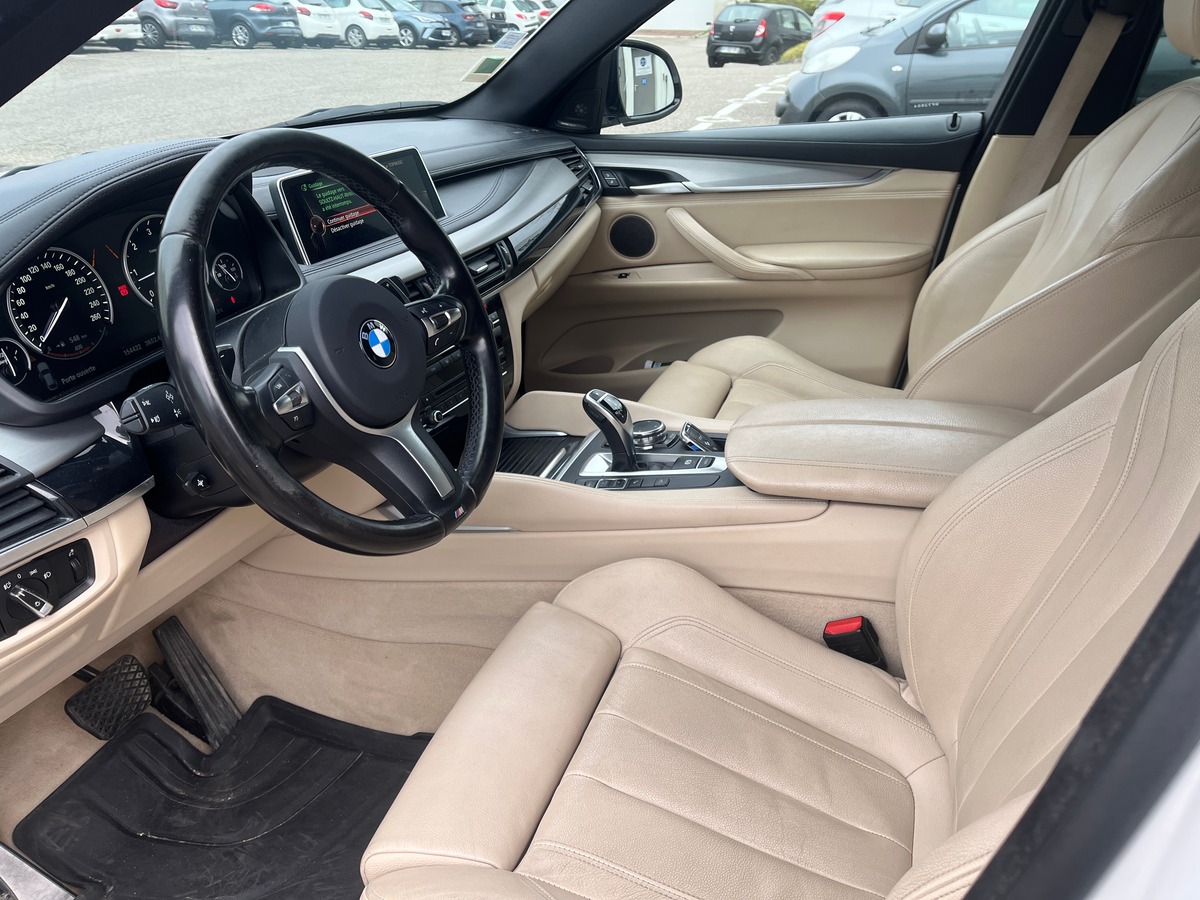 Bmw X6 XDRIVE40D M SPORT 313ch , SUIVI COMPLET, GPS, CAMERA DE RECUL