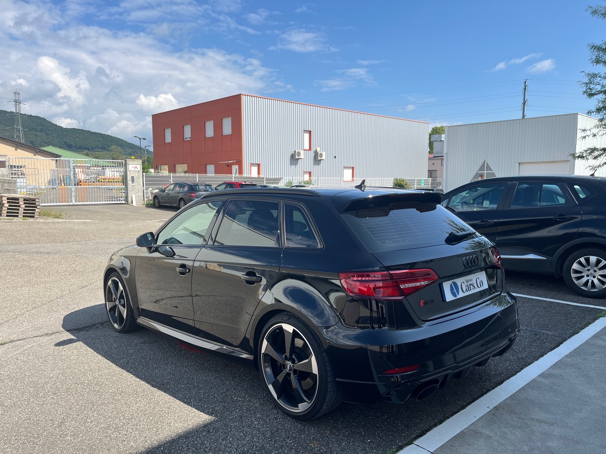 Audi RS3 SPORTBACK 2.5 TFSI 400 QUATTRO S TRONIC, Suivi complet, Toit panoramique, Matrix LED, B&O
