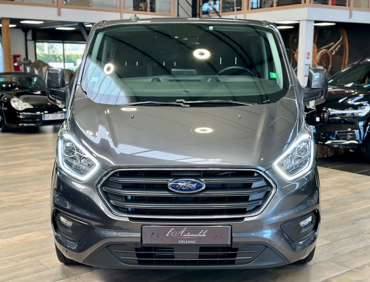 Ford Custom II (2) 320 L2H1 2.0 Ecoblue 170 Limited 6 Places BVA6 1ère Main TVA b