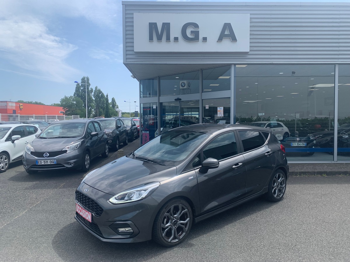Ford Fiesta ST LINE | 125 chevaux | Contrat Ford Protect (70000 kms et/ou 30/10/2027)