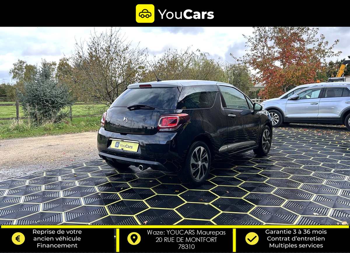 Citroën DS3 SO CHIC 1.6 Blue HDi 100 cv KIT DE DISTRIBUTION FAIT - CAMERA DE RECUL - GPS