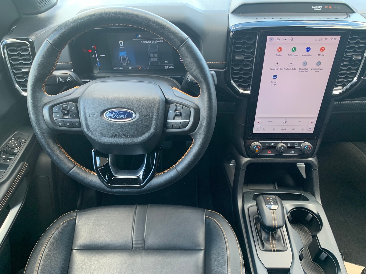 Ford Ranger 205 ch | Wildtrak | 5 Places | Caméra recul | Apple car play | Attelage | Roue secours