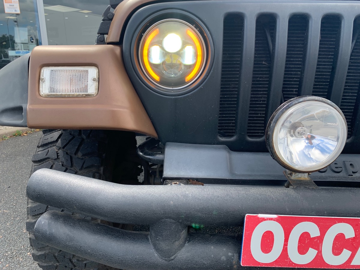 Jeep Wrangler 4WD | 177 ch | Reprogammation éthanol | Boite auto | Climatisation | Marchepieds