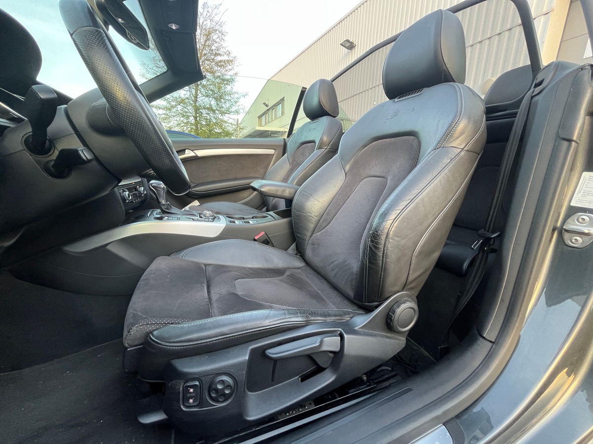 Audi A5 Cabriolet 3.0 V6 245ch S LINE QUATTRO, SUIVI COMPLET, GPS RADAR AVANT/ARRIERE, ATTELAGE