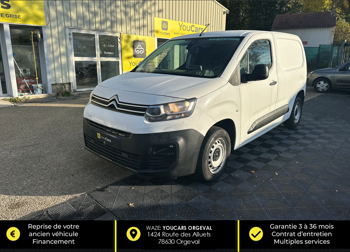 Citroën Berlingo Utilitaire M 1.5 BlueHDi 102 cv RIEN A PREVOIR - CARPLAY - CAMERA DE RECUL