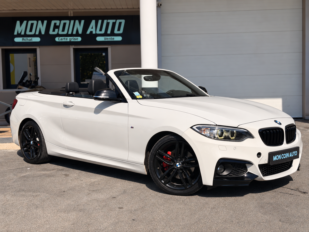 Bmw Série 2 Cabriolet (F23) 220d M sport 2.0 d Steptronic 190 cv BVA - Moteur 80 000km facture