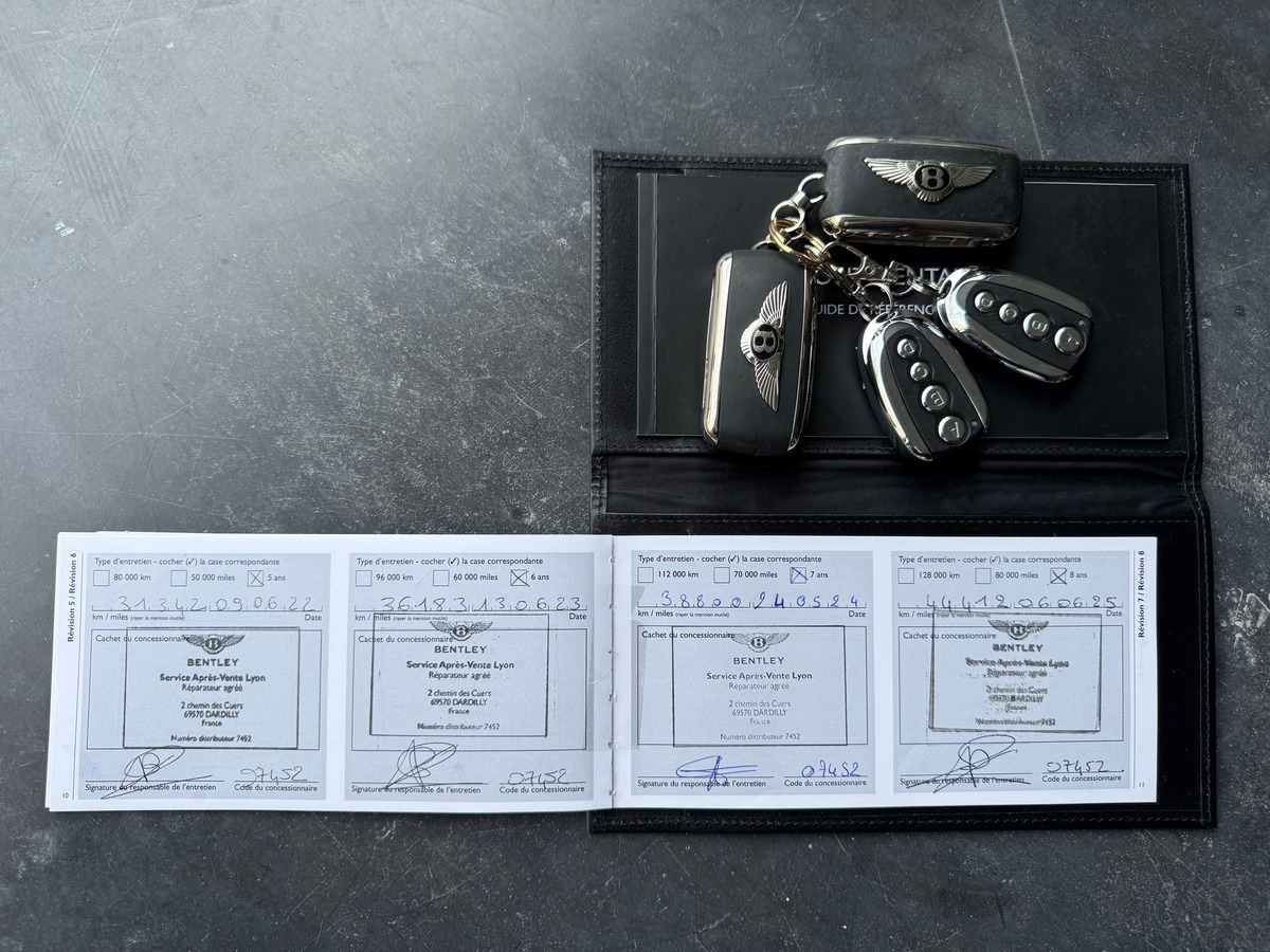 Bentley Continental GT 4.0 V8 S 528 CH / CARNET / 48101 KMS