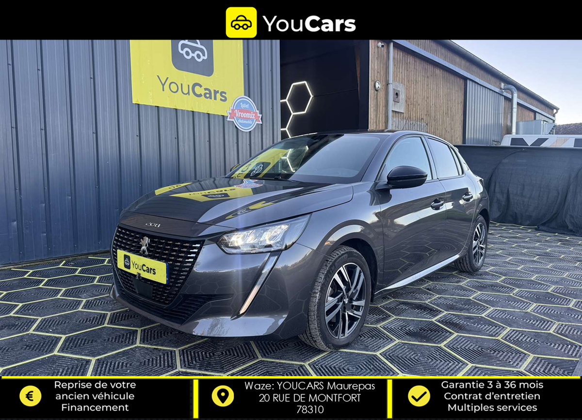 Peugeot 208 PHASE 2 II 5 Portes 1.2 PureTech EAT8 S&S 100 cv ALLURE BOITE AUTO CAMERA DE RECUL