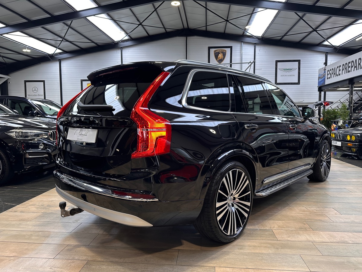 Volvo XC90 T8 Recharge Inscription Luxe AWD - 7 PLACES - 1ère Main - Attelage - FULL OPTIONS