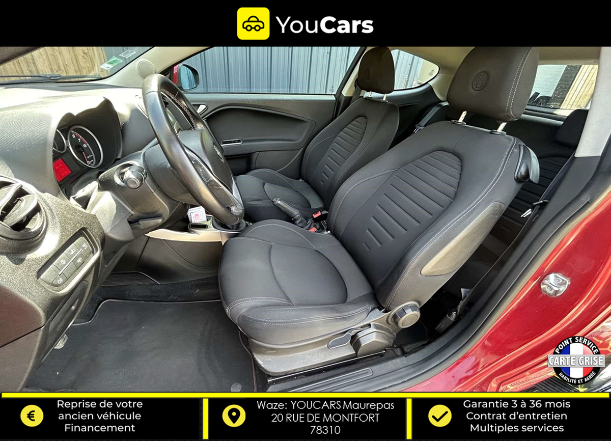Alfa Romeo Mito Phase 3 1.4 MPI S&S 78 CV / 1ER MAIN /  ENTRETIEN A JOUR / CLIM /  BLUETOOTH