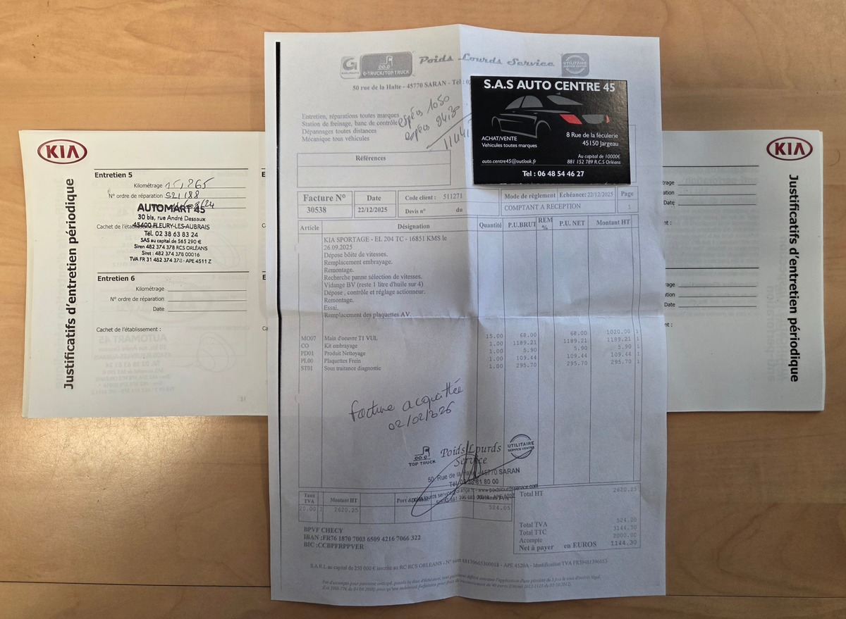 Kia Sportage 1.7 CRDI 141 CV 4X2 / BOITE AUTOMATIQUE