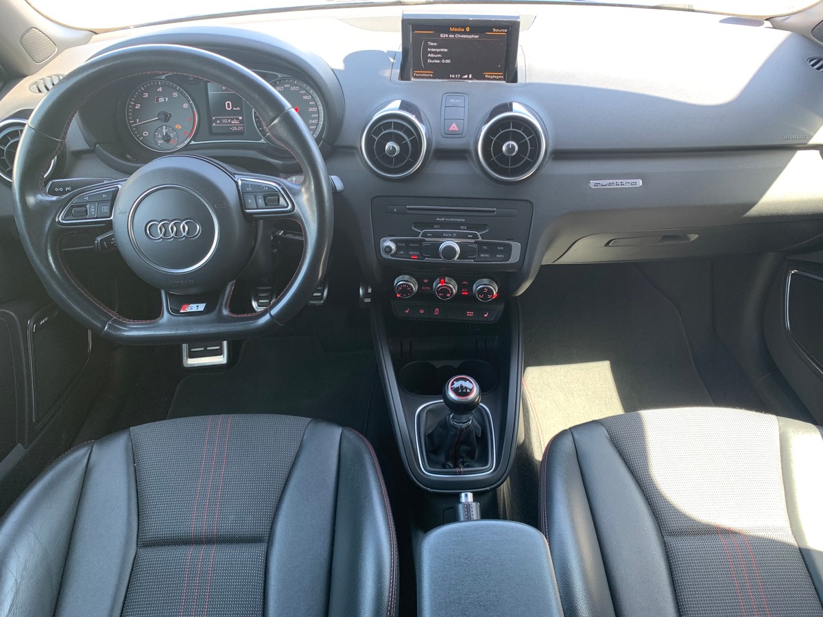 Audi S1 231 ch | QUATTRO | Régulateur de vitesse | Sièges chauffants | Audio BOSE | Drive select