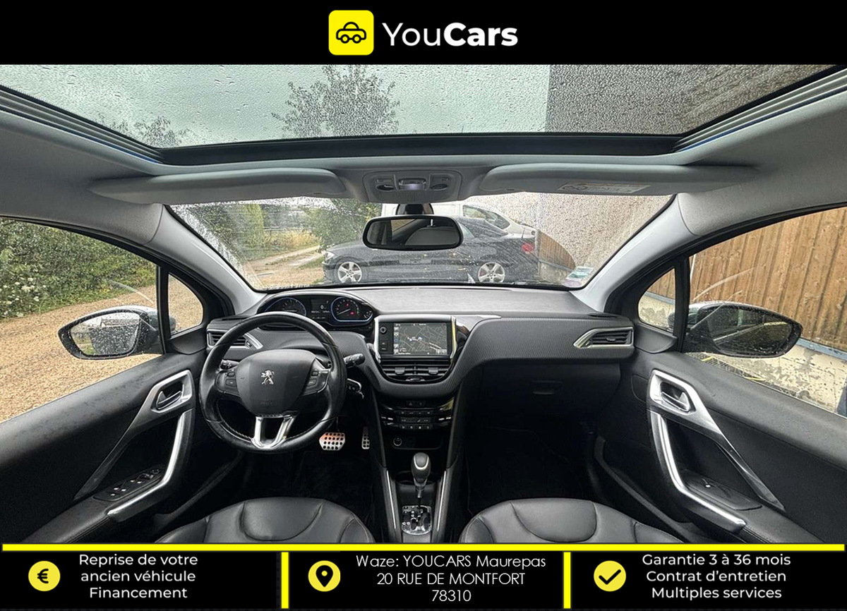 Peugeot 208 Phase 2 FELINE 5 Portes 1.2 THP EAT6 110 cv Boîte auto TOIT PANORAMIQUE CAMERA DE RECUL