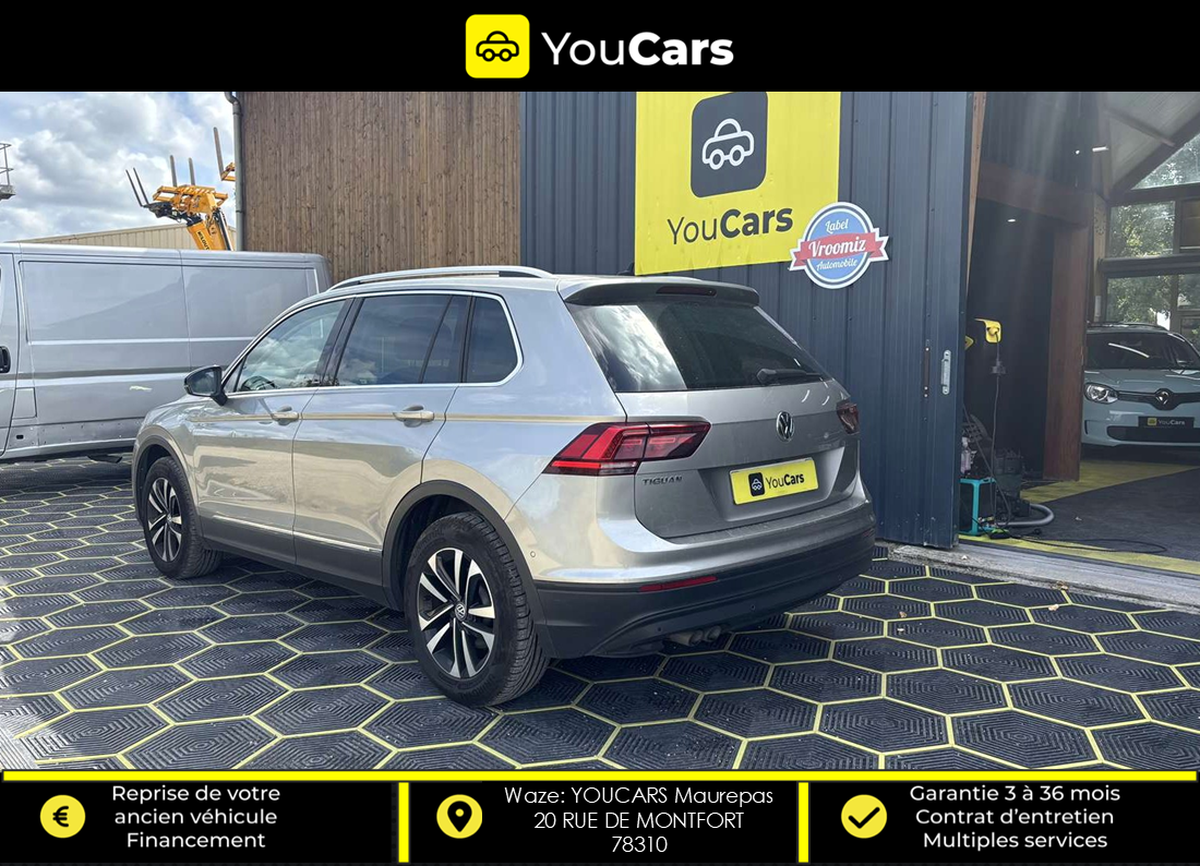 Volkswagen Tiguan 2.0 TDi DSG7 IQ DRIVE 150 cv Boîte auto ENTRETIEN VOLKSWAGEN CAMERA DE RECUL