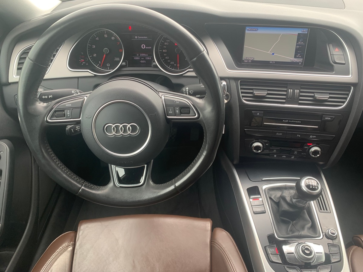 Audi A5 Sportback 210 ch | Ambition luxe | GPS | Cuir | Sièges électriques | Bluetooth | Régulateur