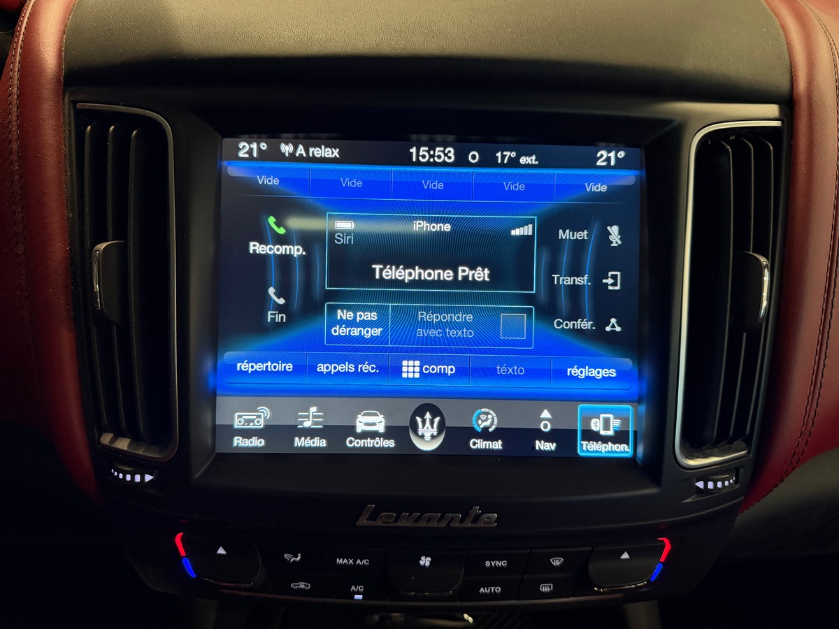 Maserati Levante 3.0 v6 GranSport Q4 Toit Panoramique Ouvrant / Carplay Android / Harman kardon
