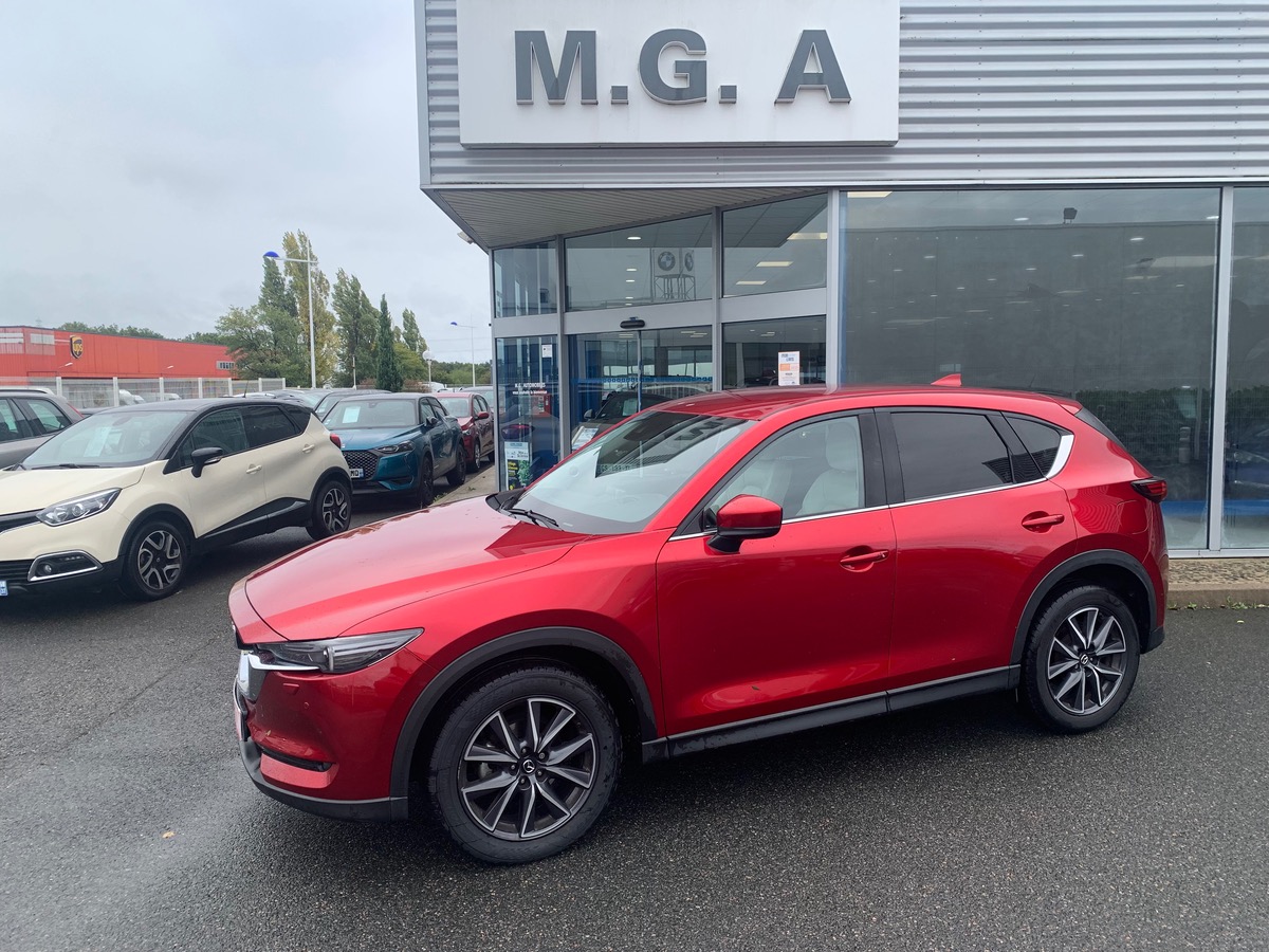 Mazda CX-5 150 ch | Signature | Cuir Pure-White | Affichage tête haute | Caméra de recul |Jantes Alu