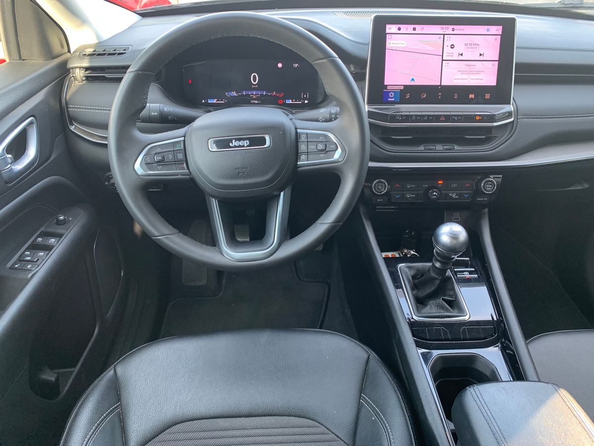 Jeep Compass 130 | (2) 1.6 MJET | Night Eagle | Attelage | GPS | Régulateur vitesse | Apple car Play