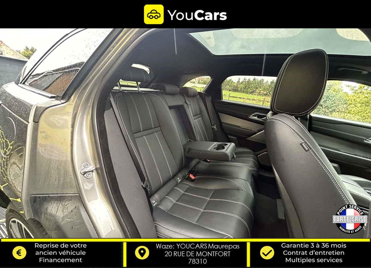 Land-Rover Range Rover Velar R-DYNAMIC D240 2.0 4WD 240 cv BOITE AUTO - TOIT PANO - FULL OPTION