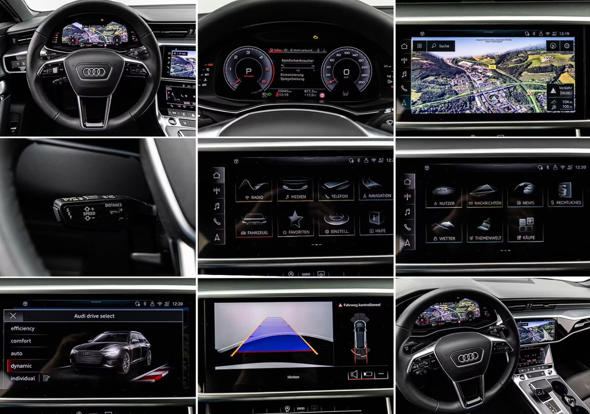 Audi A6 Avant 40 TDI 204ch S line S tronic 7/Caméra/LED/VO Allemand/Malus 5500e