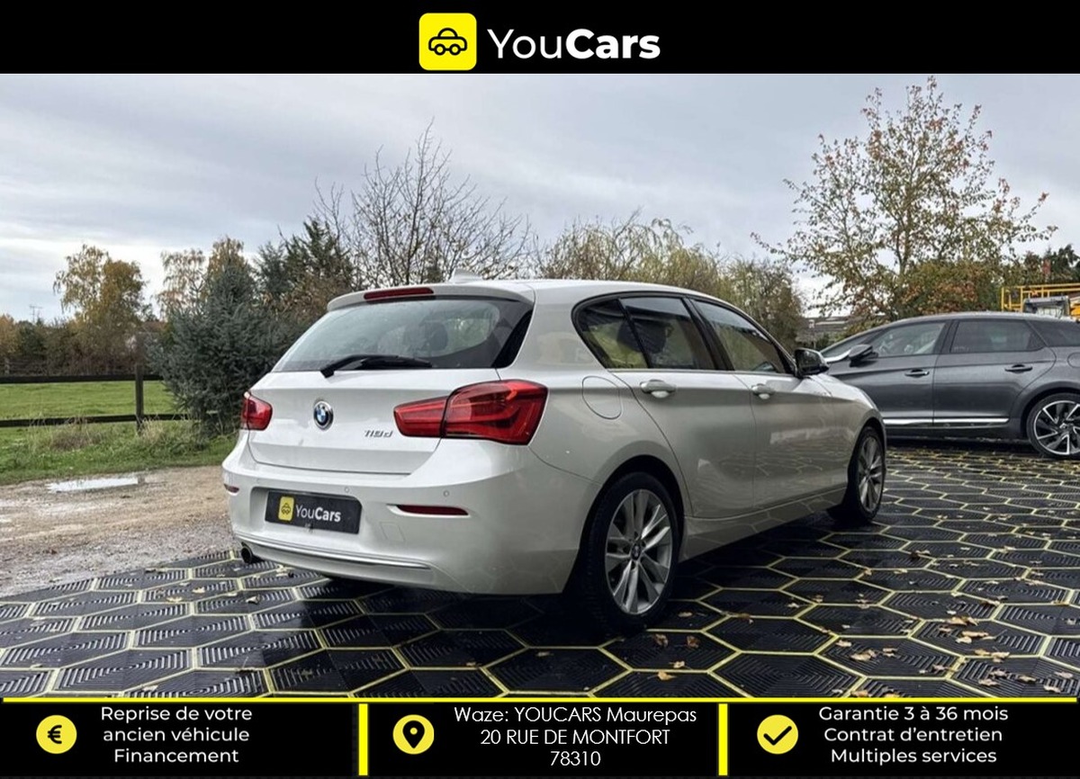 Bmw Série 1 5 PORTES 118d 2.0 d 150 cv BOITE AUTO - RADAR DE RECUL - URBAN