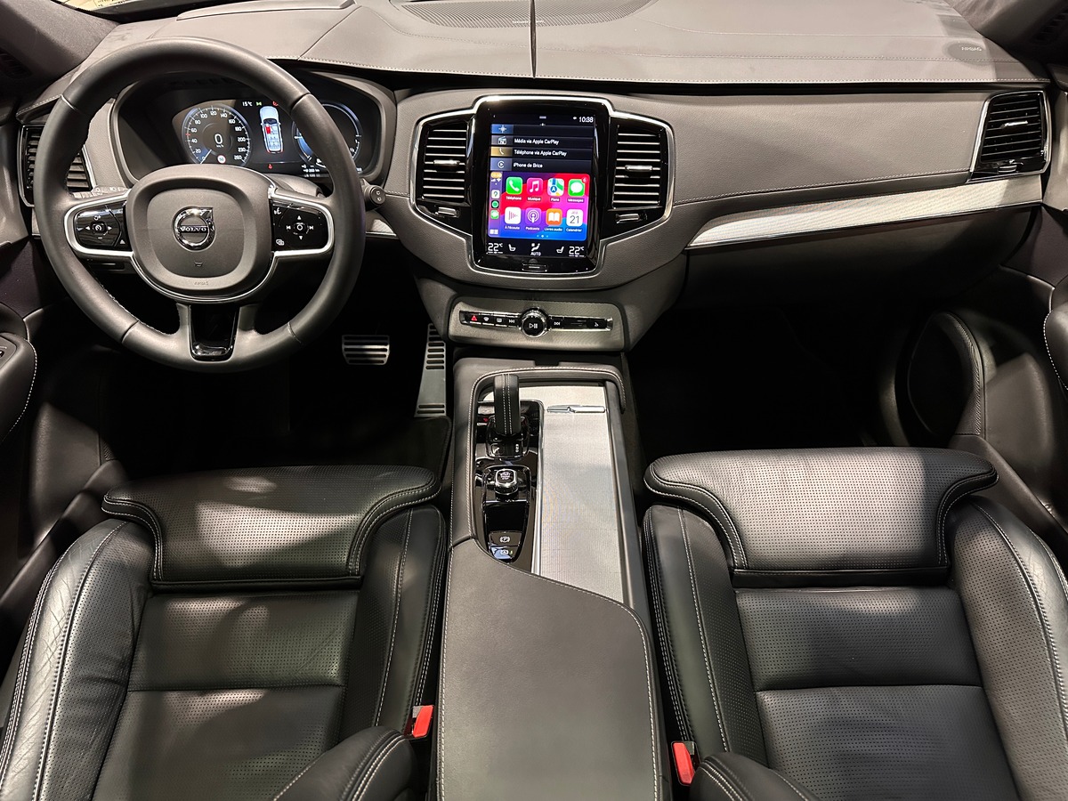 Volvo XC90 T8 R-Design AWD 303 + 87ch Geartronic - 7 places - 1ère Main - Options +++