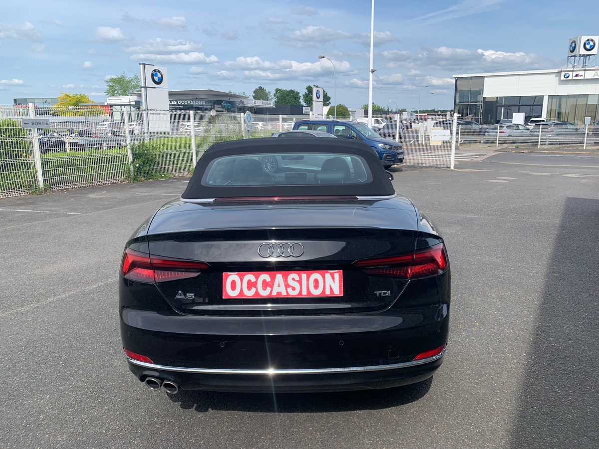 Audi A5 Cabriolet 190 ch | Design Luxe | Caméra de recul | Cuir | Drive select | Régulateur vitesse