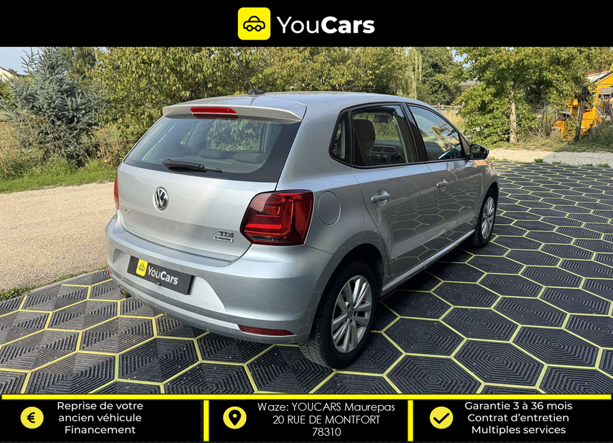Volkswagen Polo 5 portes Phase 2 1.4 TDI 12V BlueMotion 90 cv