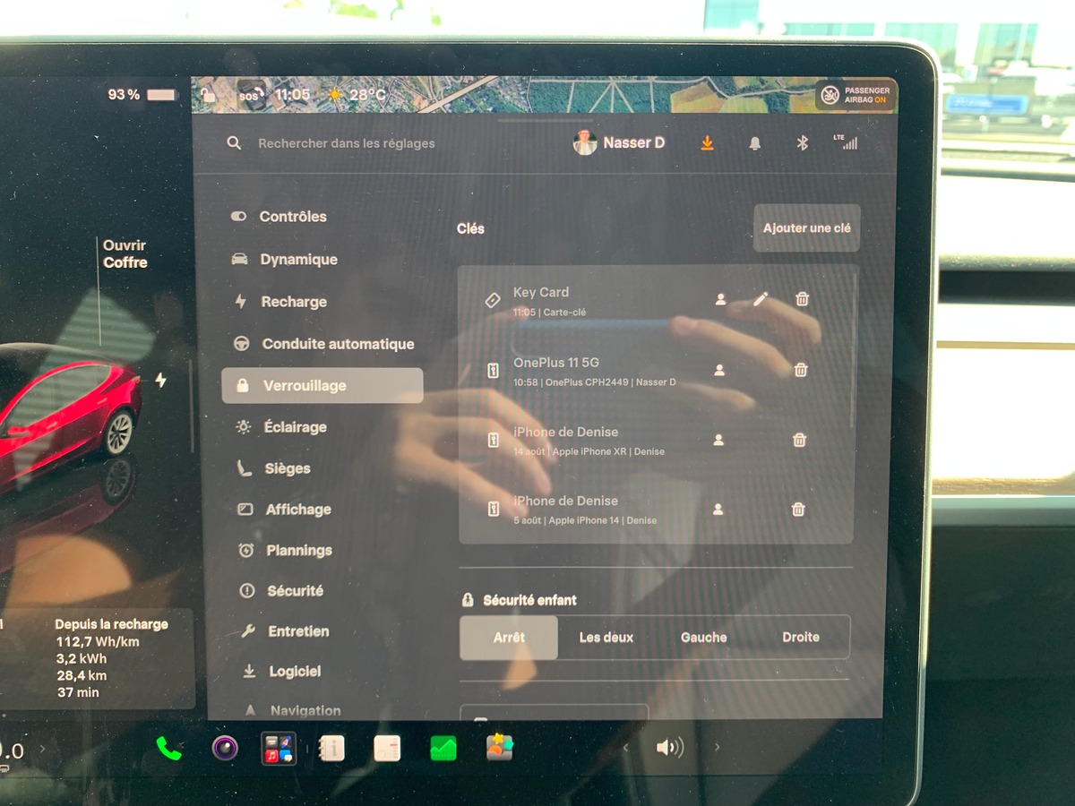 Tesla Model 3 283 ch | Caméra recul | Toit panoramique | GPS | Cuir | Sièges électriques chauffants