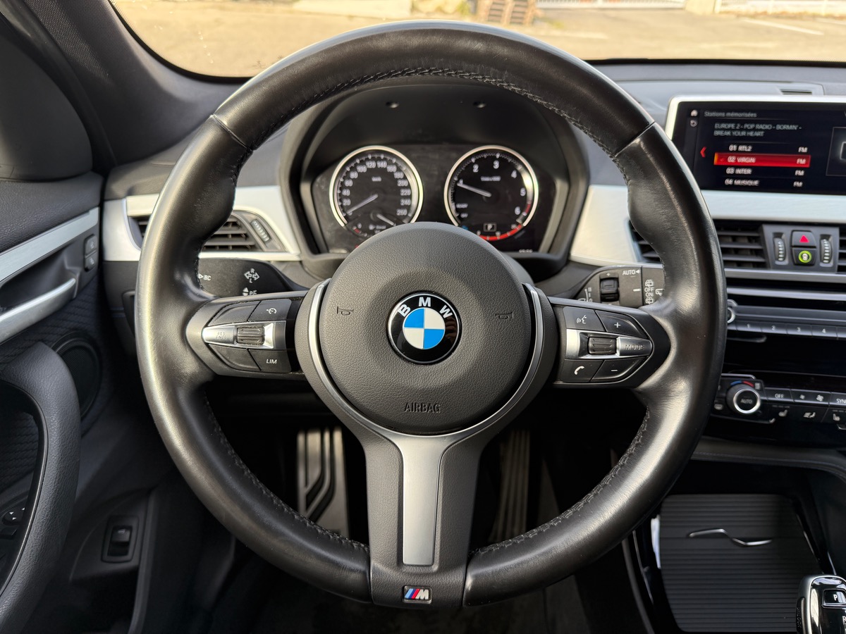 Bmw X1 (F48) LCI 18d sDrive 2.0 d Steptronic 150 cv Pack M, Suivi Complet BMW, Sièges chauffants