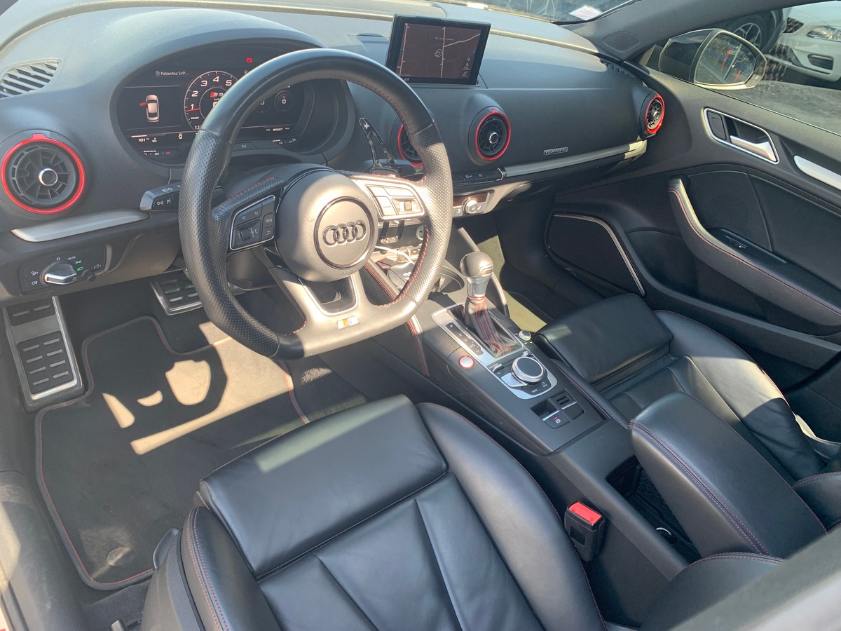 Audi S3 362 ch | Stage 1 | Toit ouvrant | Bang & Olufsen | Régulateur vitesse | Radars | Berline