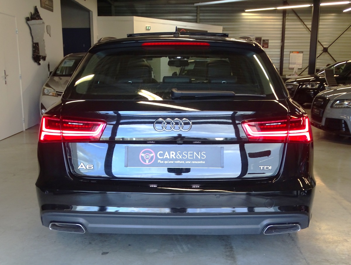 Audi A6 IV (2) AVANT 3.0 TDI 218 Ch S-LINE / Pack Noir  / Toit Pano / Sièges élec - STronic BVA