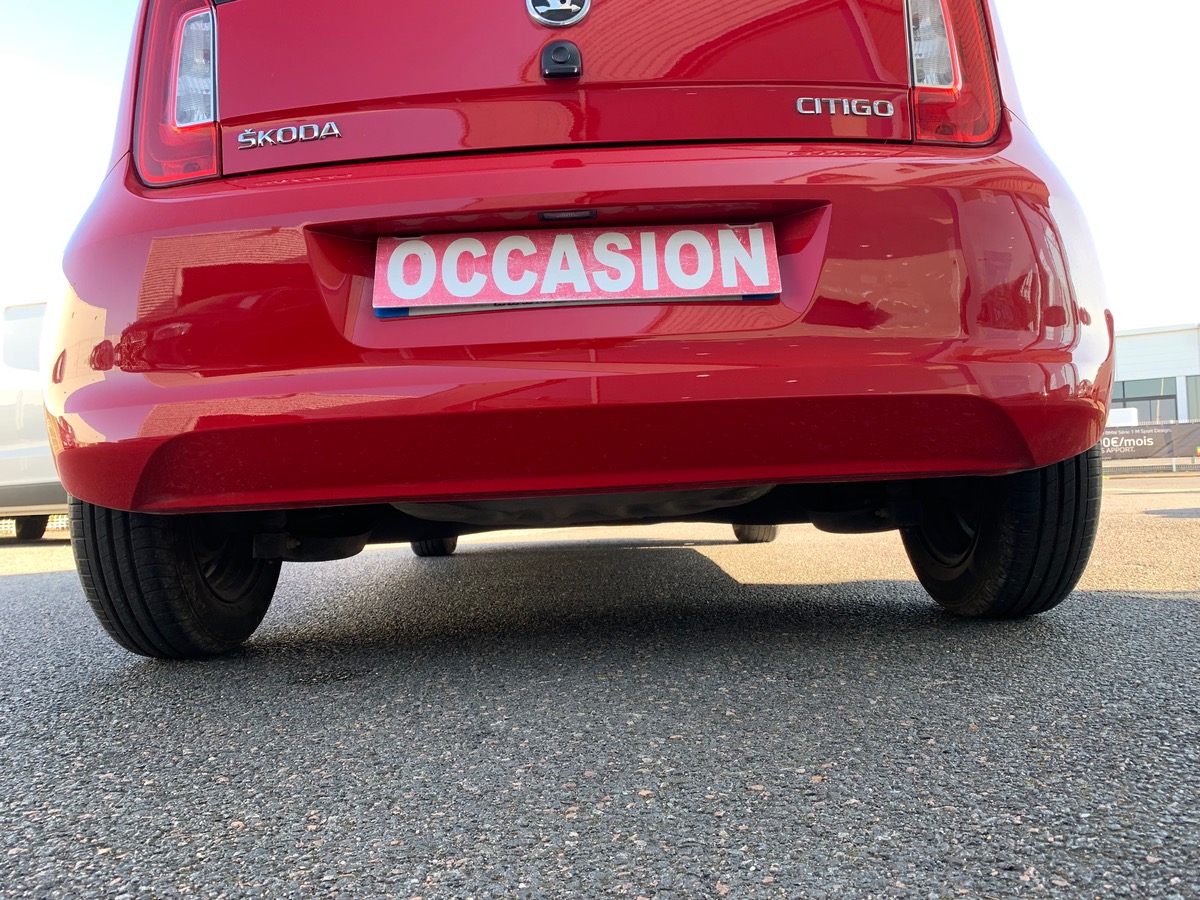 Skoda Citigo 60 ch | Rouge Tornado | ABS | Airbags | Dernier entretien à 50661 kms en 07/2025
