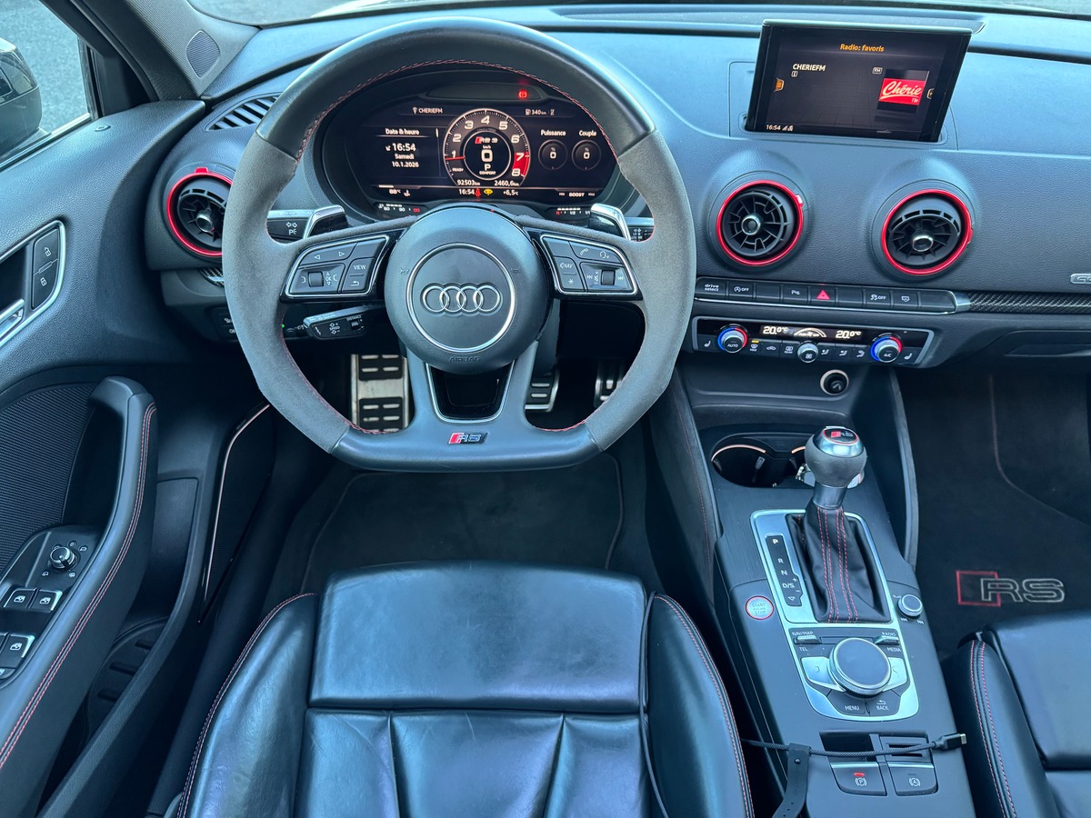 Audi RS3 400 | Quattro | Toit ouvrant | Magnetic Ride | Échappement RS | Bang & Olufsen sound system