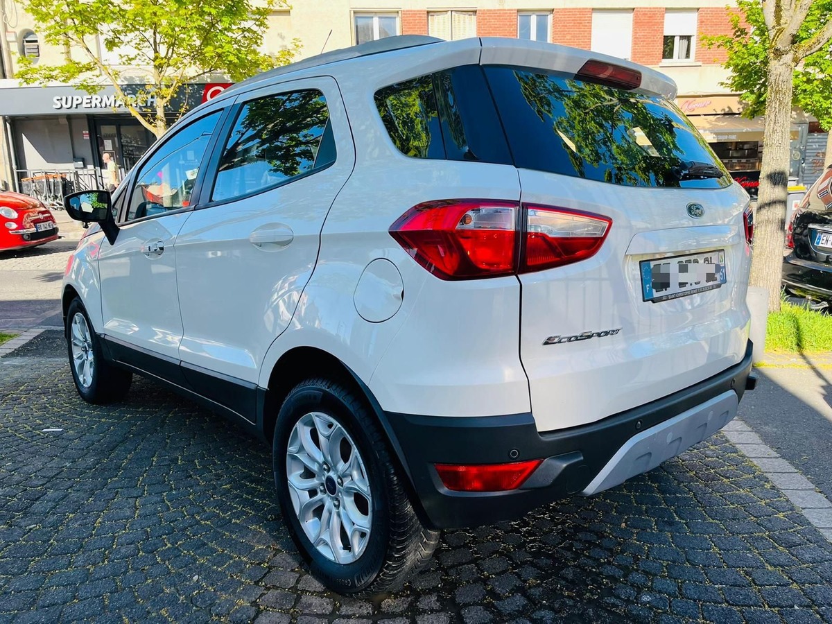Ford EcoSport Titanium - 1.5 Tdci 95Cv Bv5 - 2ème Main - Cuir - 4xCb - Reprise Possible