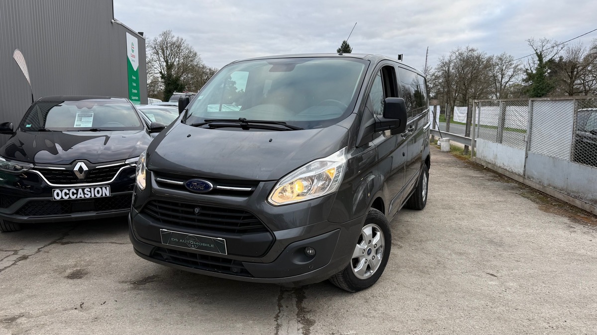 Ford TRANSIT CUSTOM L1H1 2.0 TDCI 130 Chx 6 PLACES CAMERA DE RECULE CLIMATISATION TVA RECUPERABLE